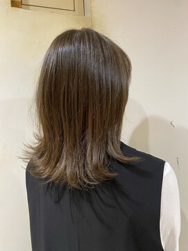 髪質改善と縮毛矯正の専門店 サンティエ(scintiller) ブリーチなしベージュカラー