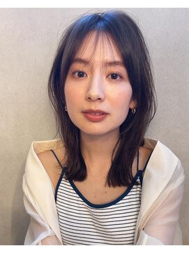 ラフ 新宿(Laff) ナチュラルミディ×ショコラアッシュ【ヘルシースタイル/新宿】