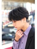 シークレットセンターパート韓国風スタイル