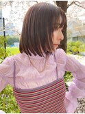 モード×チョコレート_ショートボブ 20代30代40代