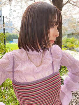 チル(CHILL) モード×チョコレート_ショートボブ 20代30代40代