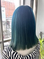 ガルボヘアー 名古屋栄店(garbo hair)&nbsp;#グラデーション#ブルー#エメラルドグリーン#10代#20代