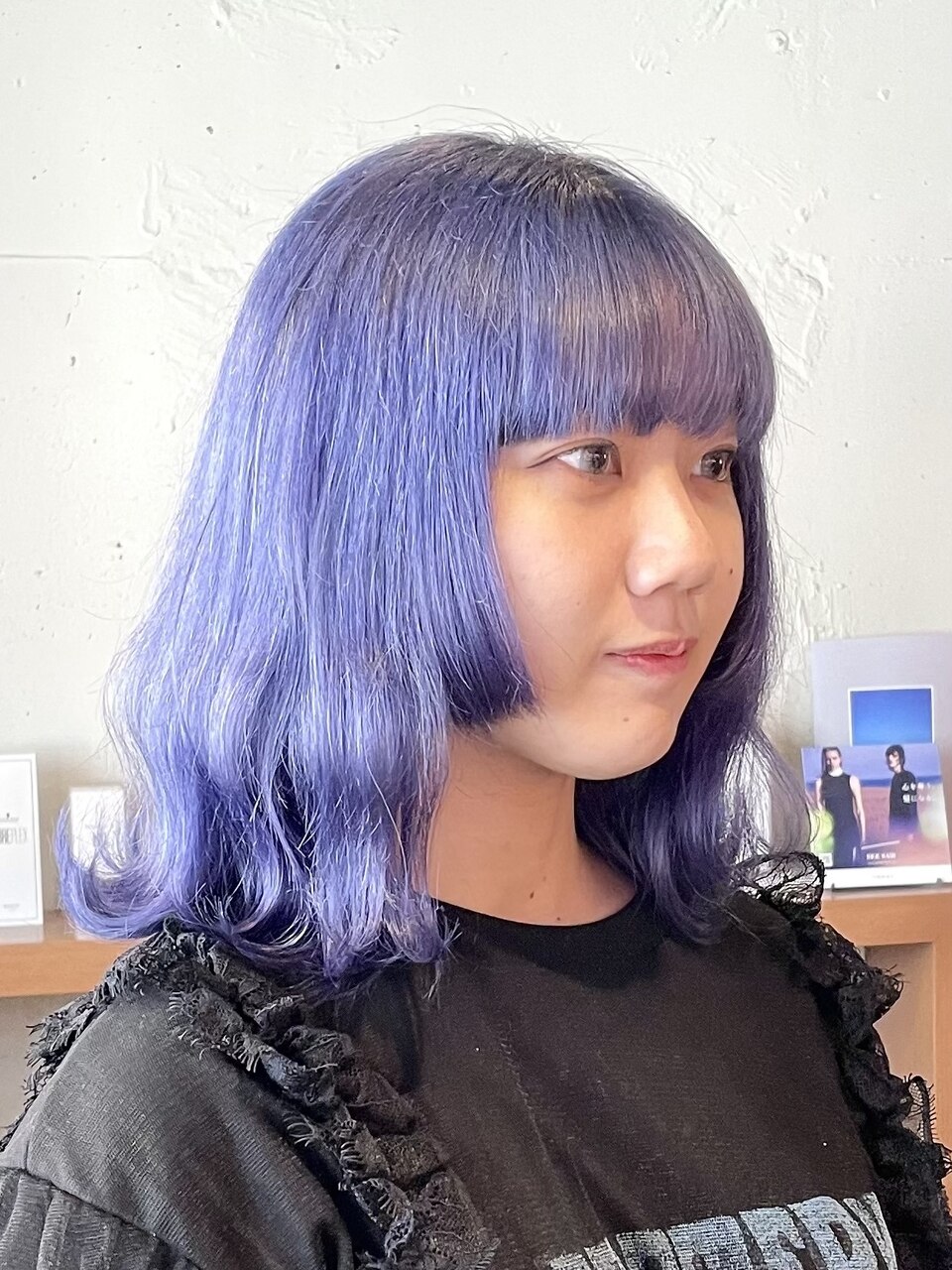 ブルーラベンダー/姫カット/波打ち：L182766307｜ピチカート(pizzicato