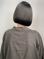 サクラ オモテサンドウ(SAKURA) 乾かすだけでまとまる簡単ボブ！フェイスレイヤー×ぱっつん前髪