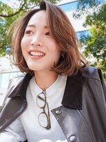 ノラ ウメダ(NORA UMEDA)&nbsp;【NORA UMEDA 高木】トレンド感あるラフなぷつっとボブ