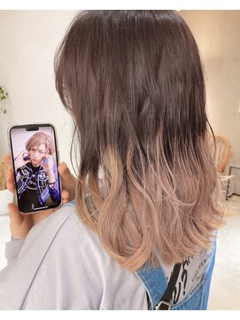 サンド 池袋(sand) 推しカラー/インナーカラー/ダブルカラー/池袋駅/ボブ