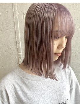 エイト 福岡天神店(EIGHT fukuoka) 淡いパープルカラー