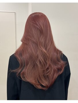 ノイズ エコル(Hair&Make NOISM ekolu ) 柔らかいピンクベージュトリートメント前髪カットブリーチ