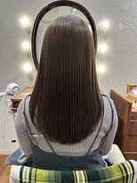 エルサフィロ キタハマ(el zafiro kitahama)&nbsp;20×30×40代×艶感×髪質改善×ミディアム×ゼロテク×白髪染め