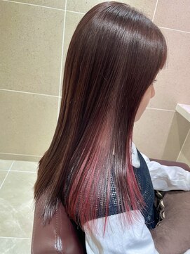 クララ ヒロシマセカンドフロア(CLALA Hiroshima 2nd floor) インナーカラー ピンクバイオレット