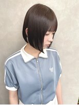 ロイ(Roi)&nbsp;◎大人可愛い 丸みショートボブ  前髪あり　ミニボブ20代30代