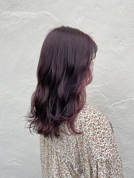 オリガミ 高松桜町(ORIGAMI) 【インナーカラー】ベリーピンクセミロング