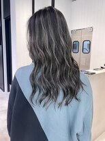 アイティーバイアルバム 藤沢店(IT by ALBUM)&nbsp;アッシュブラックレイヤーカットデザインカラー_ba513181