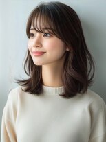 アルトリスト(Altruist Aging×HAIR&SPA)&nbsp;★ダークアッシュ大人ガーリーボブ着物ミディアムレイヤーカット