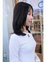 ビュートリアム 福岡(BEAUTRIUM)&nbsp;ミディアムレイヤーカット/オリーブグレー