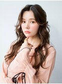 韓国人風ウェーブヘア