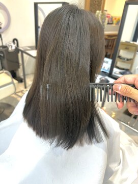 オルメント 天満 南森町(ORL'MENT) 20代30代40代髪質改善肩ラインミルクティベージュ透明感