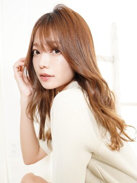 ラフィス ヘア ルー 福山2号店(La fith hair ruu.) 【La fith】ミルクティーベージュ×ロング