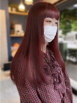 リノショアーズ ショウナン 辻堂店(RinoShores SHONAN)&nbsp;20代30代ブリーチ透明感カラーチェリレッド