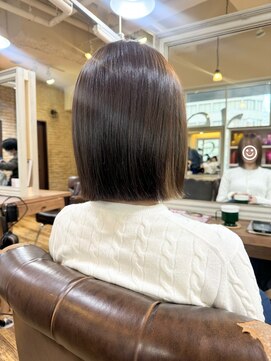 トータルビューティーサロン プリエ(prier) 顎下ボブ/艶髪/暗髪/髪質改善トリートメント/ストレートヘア