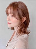 エアリーカール愛されフェミニンロングこなれヘア小顔カット
