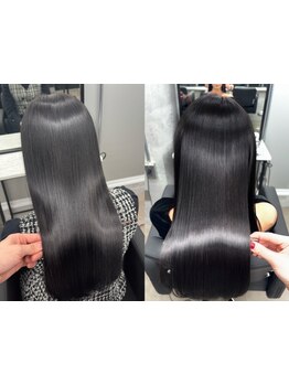 【どんな髪質も艶めく美髪へ】ULTOWAxAujuaを加えた最上級の髪質改善トリートメントでぷる艶髪へ◎