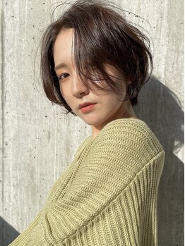 バイユアオウンフラワーズコロンカバ(buy your own flowers : kava)の写真/【カット¥3300】小顔効果抜群のボブ＆ショートが大人気！長持ちする美シルエットでめられヘアに◎