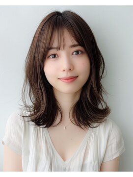 アノ たまプラーザ(ano) 軽やかで動きのあるセミロングレイヤースタイル