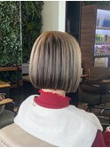 ミニボブ×ハイライト　10代20代30代40代