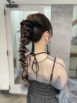 ハイル(KHAIR)&nbsp;ふわふわポニーアレンジ♪/梅田美容室/金城二千夏