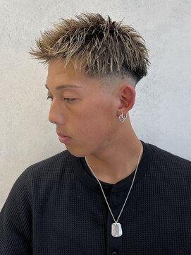 ルースト 西院店(ROOST) 金メッシュ×ジェットスタイル