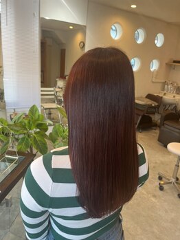 ヘアー ウル(HAIR URU)の写真/髪質改善トリートメントで内部から潤いを与え、必要な栄養をたっぷり補給！思わず触れたくなる艶髪に＊