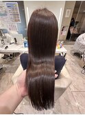 ★ナチュラルブラウン×髪質改善トリートメント