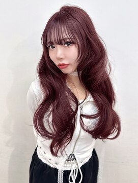 ユーフォリア 渋谷グランデ(Euphoria SHIBUYA GRANDE) ブリーチなしダブルカラー♪ピンクベージュ