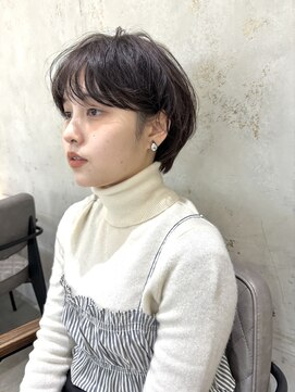 ロンドフルール 大宮東口(Lond fleur) ミニウルフレイヤーカット顔周りカット前髪カットショート/大宮
