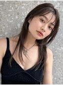 渋谷ミルクティーベージュハイトーンカラーヘーゼルベージュ30代