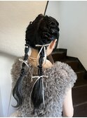お呼ばれヘアセット