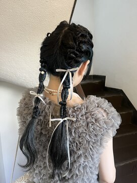 メロン 高円寺(melon) お呼ばれヘアセット