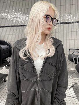 ペレ アネックス 大阪梅田茶屋町店(PELE ANNEX) くびれヘア/アプリコットオレンジ/夏のヘアアレンジ/梅田