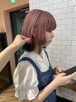 ループウエスト(LOOP WEST)&nbsp;ピンクブラックデザイン0816