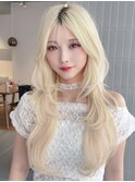 《Agu hair》ブリーチ韓国レイヤー×numberA.アクアバームセラム