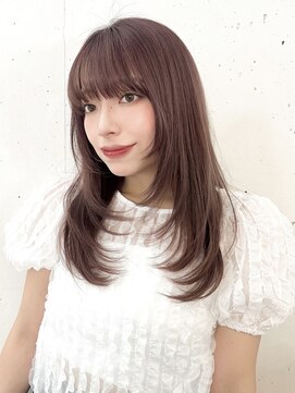 ビーチ(BEACH) バーガンディワインレッド × ふんわりレイヤー