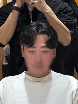 ルースト 渋谷店(ROOST) MEN’S /サーフカール/刈り上げセンターパート/髪質改善/渋谷