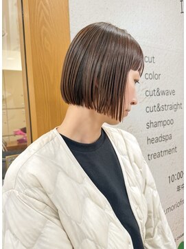 モリオ フロム ロンドン サッポロファクトリー店(morio FROM LONDON) morio札幌　札幌ボブ　ミニボブ　ぱつっとボブ