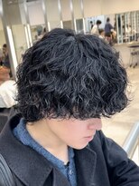 フィフスパーク(fifth PARK)&nbsp;渋谷シャドウパーマルーズパーマメンズマッシュウルフ