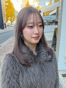 ミリ(mm) 10代20代30代レイヤーカット髪質改善くびれ巻き透明感仙台韓国