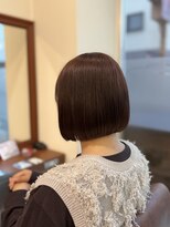 美容室ステラ　坂戸駅前店&nbsp;ミニボブ×コーラルピンク