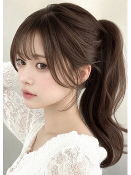 ユーフォリア エヌ 池袋サンシャイン通り店(Euphoria +n)の写真/結んでも可愛い！一人一人に合わせた骨格に合わせた小顔カット♪小顔に見えるサイドバングも好評◎