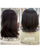 ヘアーアートシフォン 池袋西口店(Hair art chiffon)&nbsp;ダークパープル/ナチュラルショート/白髪ぼかし/縮毛矯正/池袋