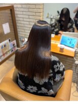 ハピネスフィール 宇治店(Happiness FEEL) ミルクブラウン髪質改善 韓国レイヤー グレージュ 艶髪 7.